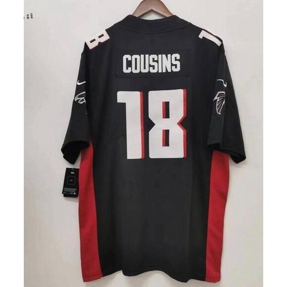 Kirk Cousins Atlanta Falcons Jersey Black Nike - Picture 2 of 2
